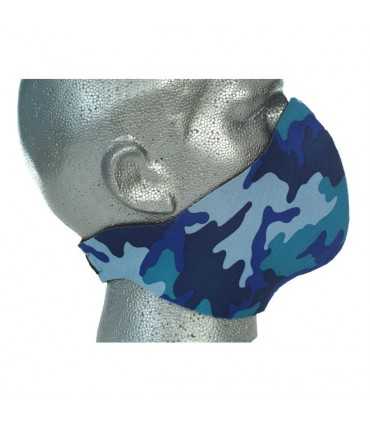 BANDERO GESICHTSMASKE CAMO BLAU